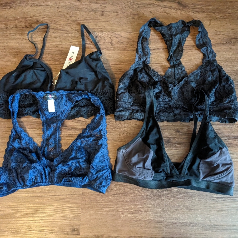 Bralette bundle medium and large
